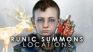 God of War - All Animal Summons Locations & Showcase Atreus Runic Summons (Full Guide)