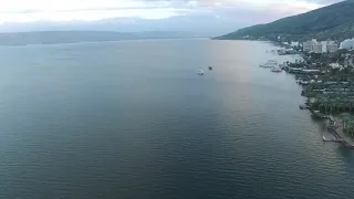 Beautiful view of the sea of Galilee.