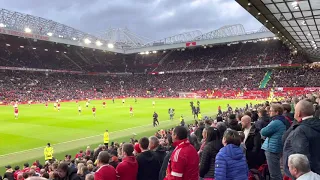 Manchester United fans LOUD BOOS at Halftime vs Liverpool