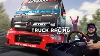 FIA European Truck Racing Championship - первые впечатления от симулятора гоночных фур