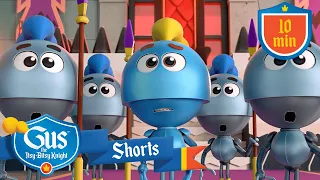 Gus, the Itsy Bitsy Knight | Funny Knight Knights | Funny Moments | Cartoon for Kids