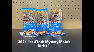 Hot Wheels Mystery Models Series 1 New For 2024 | Diecast Unboxing | BWM | Evo | Mercedes