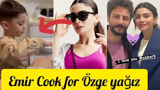 Emir try to cook for Özge yağız! Gökberk demirci Reaction