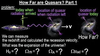 Astronomy - Ch. 27: Quasars (12 of 14) How Far Are Qusars? Part 1