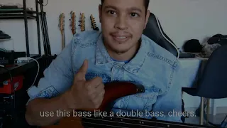 THIS is how to get an Upright bass sound!! on a Ibanez SRH 500F