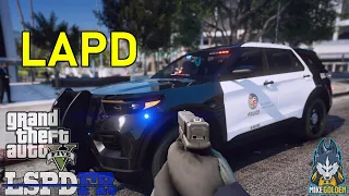 LAPD First Person POV Patrol In A 2020 Ford Explorer | GTA 5 LSPDFR Episode 565