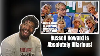 AMERICAN REACTS TO All of Russell Howard's Queen Impersonations