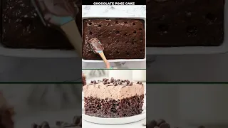 This chocolate poke cake is a fun dessert trend that has been reinvented by creative cooks over...