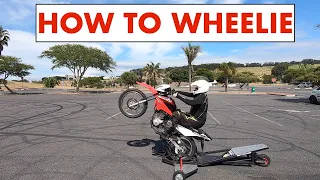 How to Wheelie.Adventure bike riding South Africa-Episode 67