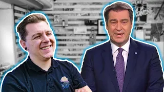 Markus Söder spricht über mich! Mensch Konstantin