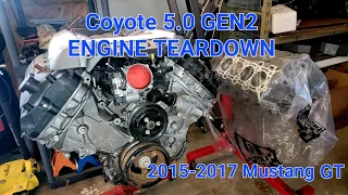 Coyote 5.0 GEN2 Engine Teardown Disassembly Mustang