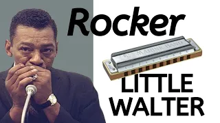 Totally rockin' blues harp lesson (Little Walter - Rocker blues harmonica instrumental)