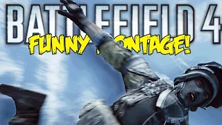 Battlefield 4 Final Stand Funny Montage!  Moon Flying, Smelly Finger , Lazer Gun (BF4 Funny Moments)