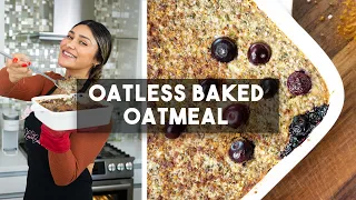 High Protein Baked Oatmeal | Low Carb | Keto | Healthy