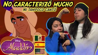 Reacción Doblaje Latino vs Español: Aladdín: PRINCIPE ALI! #aladdin #disney #principeali