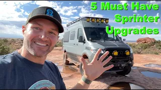 5 Must Have Upgrades For Your Sprinter Van