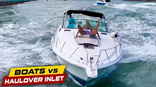 PASSENGERS GET BEAT UP AT HAULOVER INLET! | Boats vs Haulover Inlet