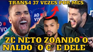 Zé Neto (e Cristiano) ALFINETA o Naldo durante entrevista e VIRALIZA “o C* é dele”