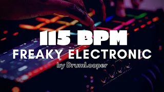 115 BPM Freaky Electronic Drum Loop | Practice Tool + Free Download