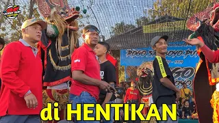 di Hentikan gk Kondusif❗ Rampokan Singo Barong Jaranan ROGO SAMBOYO PUTRO Live Jatikapur Tarokan