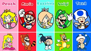 Super Mario 3D World (Switch) - All Characters