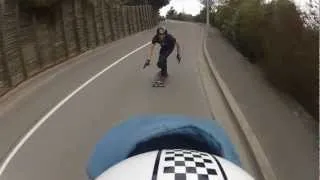 Longboarding Close calls & Sick Drifts