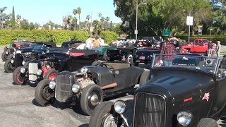 Pasadena Roadster Club Reliability Run 2024 - Arrivals and Send Off