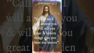 Call to Me ….Jeremiah 33:3 | #shorts #gospel #jesus #viral