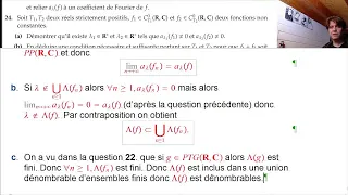 Agrégation interne mathématiques : Correction épreuve 2 2021 (partie 4)