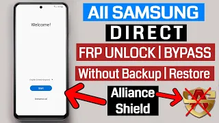 Direct FRP Bypass All Samsung Without Backup/Restore Data From Samsung Cloud 100% Working 2022