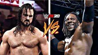 Booker T vs Drew McIntyre Steel Cage Match- WWE 2K20 Gameplay PS4