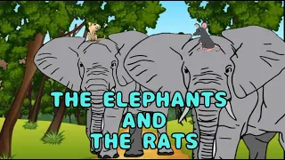 The Elephants and the Rats with English Subtitle - Bedtime Story | Moral Story