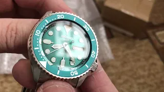 Fake Seiko from aliexpress. Unpacking.