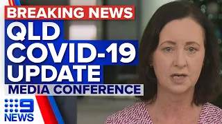 Queensland scraps day five testing rule as COVID-19 cases spike | Coronavirus | 9 News Australia