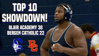 Blair Academy 38 Bergen Catholic 22 | HS Wrestling | Top 10 Nationally Ranked Teams Clash in NJ!