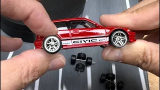 Hot Wheels ‘90 Honda Civic w/Custom Wheels