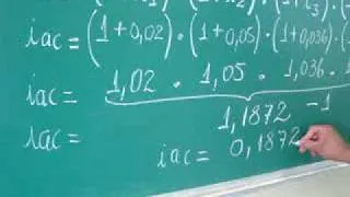 Taxa acumulada de juros compostos-Matemática Financeira-Prof.Nivaldo Galvão