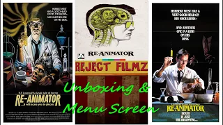 Arrow Video Unboxing & Menu Screen - Re-Animator Limited Edition ( 1985 )
