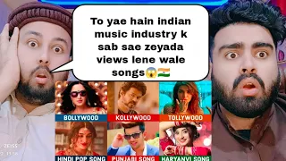 Most Viewed Songs : Bollywood Vs Hindi Pop Vs Punjabi Vs Haryanvi Vs Tamil Vs Telugu Songs |