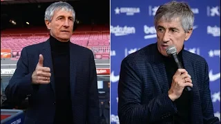 Quique Setien's first words as the new Barcelona coach - and why Barça fans can get excited!