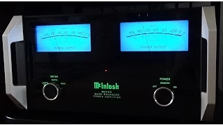 Amazing McIntosh MC452 Power Amplifier Meters In Action !!