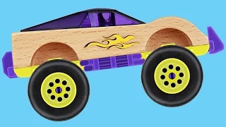 Atomic Rider Monster Truck Teaching Numbers 1 to 10 - Learning to Count Video for Kids