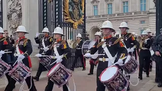 The Royal Navy rehearsal King's coronation #kingscoronation