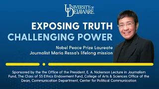 A Conversation with 2021 Nobel Peace Laureate Maria Ressa