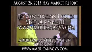 American Ag Video Auction Video Hay Market Report, August 26, 2015