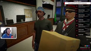 LIVE 94- GTA RP: A turma do chaves visitou a PMC #capitalcity