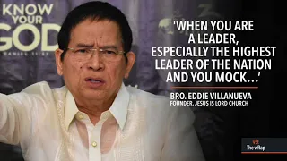 Duterte violated Constitution by calling God stupid – Brother Eddie