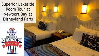 Superior Lakeside Room Tour at Disney's Newport Bay Resort | Disneyland Paris 2021