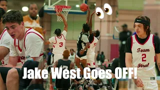 Jake West and Team Final Red EYBL Get Tested! 👀 | Full Game Highlights vs NY Lightning