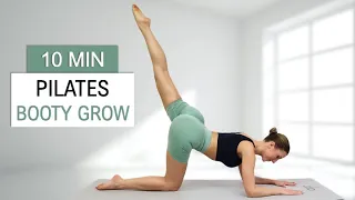 10 MIN Pilates Booty Workout | Butt Lift + Round Booty | Low Impact | No Equipment, No Repeat